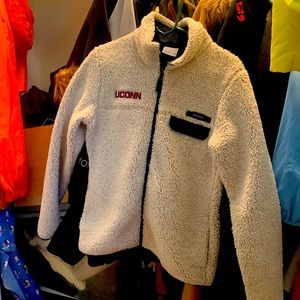 Uconn fleece zip up